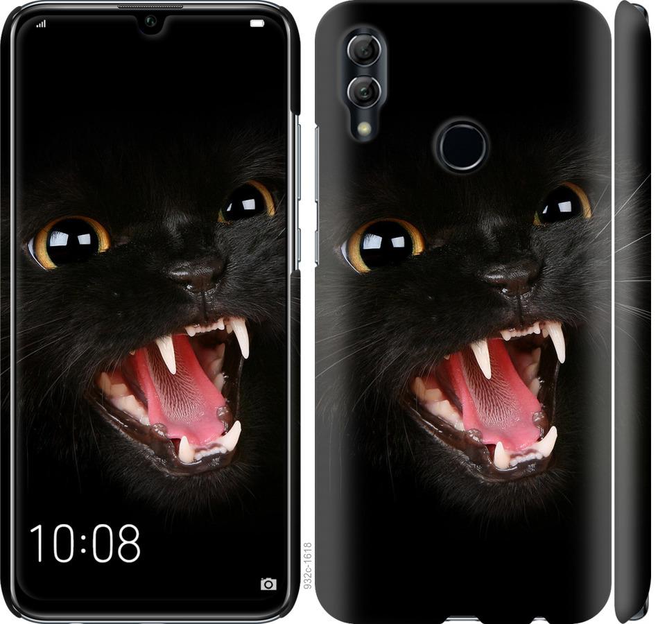 Чехол на Huawei Honor 10 Lite Чёрная кошка