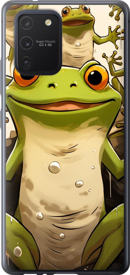 Чехол на Samsung Galaxy S10 Lite 2020 Веселая жаба