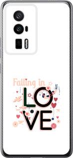 Чехол на Xiaomi Poco F5 Pro 5G falling in love