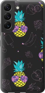 Чехол на Samsung Galaxy S22 Summer ananas