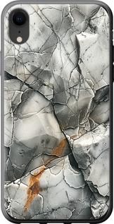 Чехол на iPhone XR Серый мрамор
