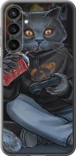 Чехол на Samsung Galaxy S23 FE gamer cat