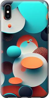 Чехол на iPhone XS Max Горошек абстракция
