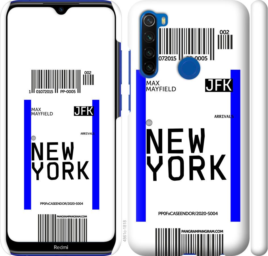 Чехол на Xiaomi Redmi Note 8T New York