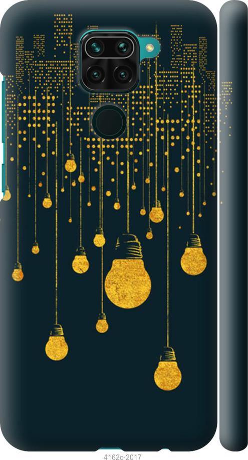 Чехол на Xiaomi Redmi Note 9 Иллюстрация ночного города
