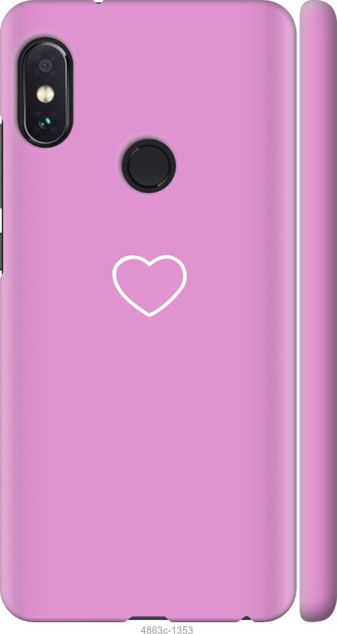 Чехол на Xiaomi Redmi Note 5 Pro Сердце 2