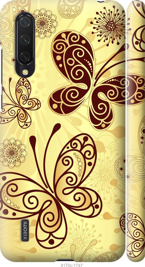 Чехол на Xiaomi Mi 9 Lite Красивые бабочки