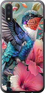 Чехол на Samsung Galaxy A01 A015F Сказочная колибри