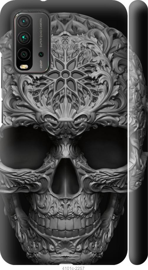 Чехол на Xiaomi Redmi 9T skull-ornament