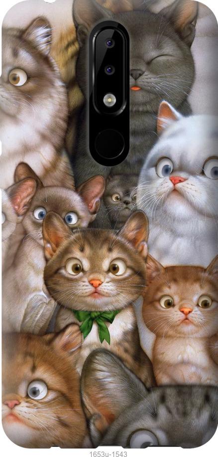Чехол на Nokia 5.1 Plus коты
