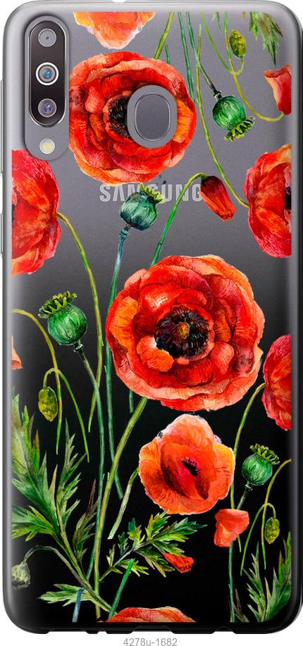 Чехол на Samsung Galaxy M30 Нарисованные маки