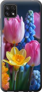 Чехол на Samsung Galaxy A22 5G A226B Весенние цветы