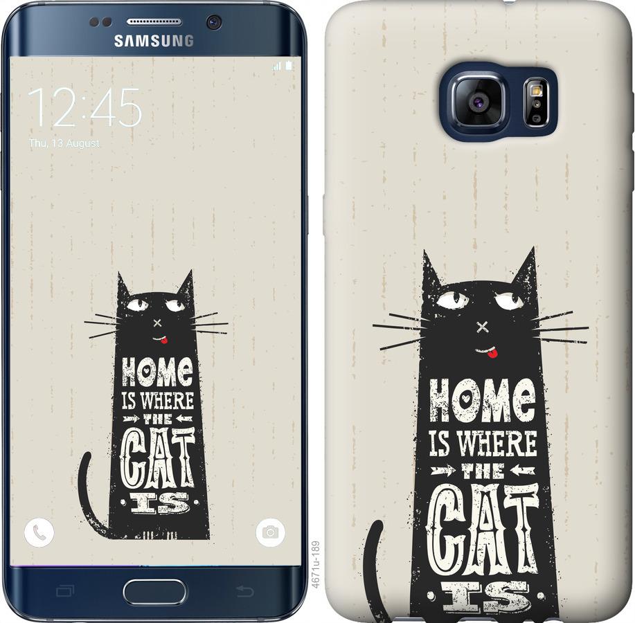 Чехол на Samsung Galaxy S6 Edge Plus G928 Кот