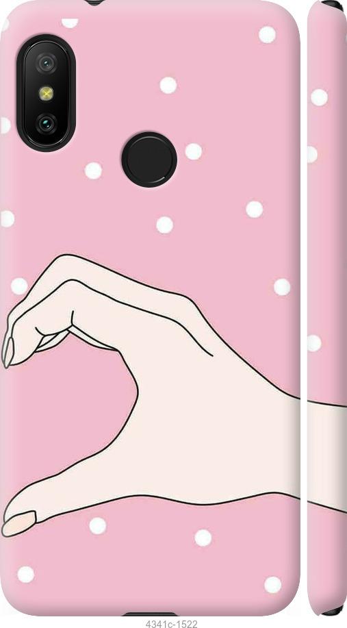 Чехол на Xiaomi Redmi 6 Pro Половина сердца