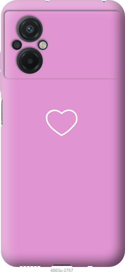 Чехол на Xiaomi Poco M5 Сердце 2