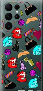 Чехол на Samsung Galaxy S22 Ultra stickers