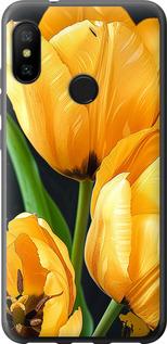 Чехол на Xiaomi Mi A2 Lite Желтые тюльпаны