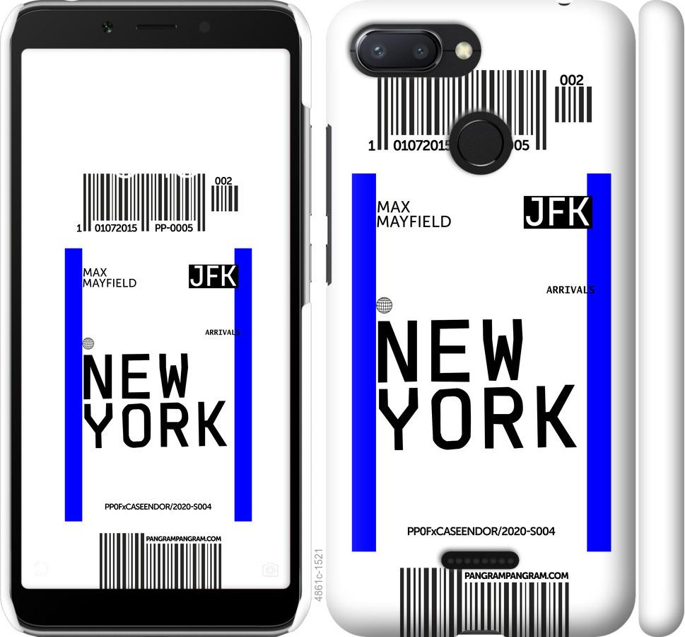 Чехол на Xiaomi Redmi 6 New York