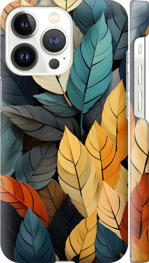 Чехол на iPhone 13 Pro Кольорове листя