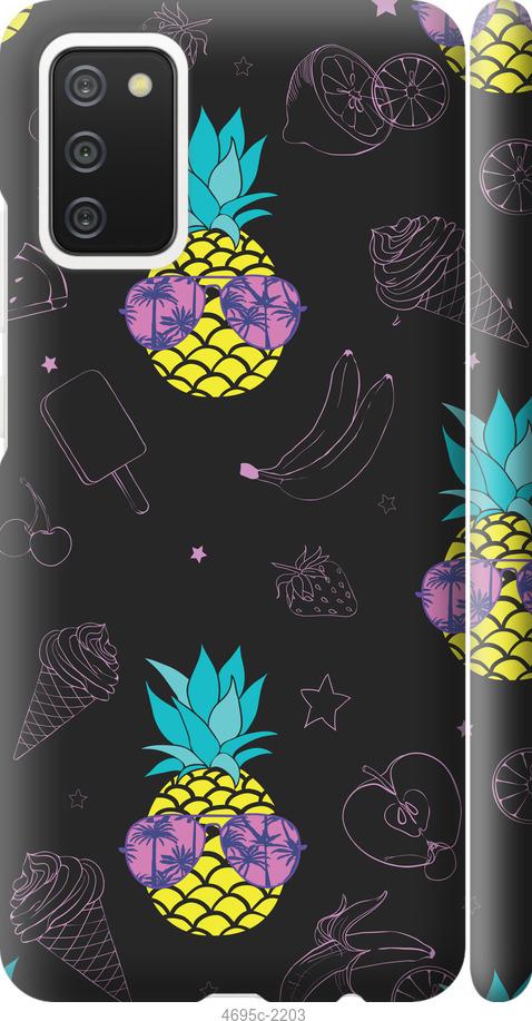 Чехол на Samsung Galaxy A02s A025F Summer ananas