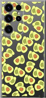 Чехол на Samsung Galaxy S24 Ultra Весёлые авокадо