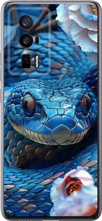 Чехол на Xiaomi Poco F5 Pro 5G Blue Snake