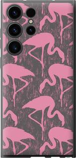 Чехол на Samsung Galaxy S23 Ultra Vintage-Flamingos