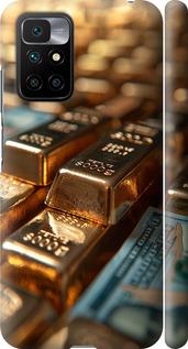 Чехол на Xiaomi Redmi 10 Сияние золота