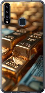 Чехол на Samsung Galaxy A20s A207F Сияние золота