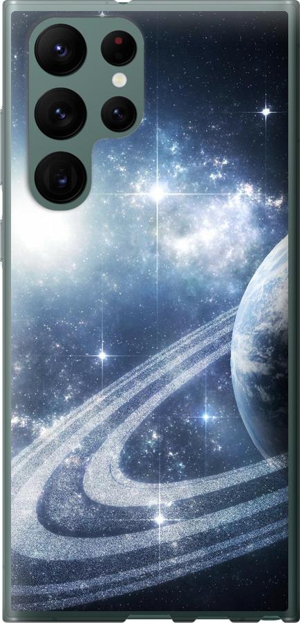Чехол на Samsung Galaxy S22 Ultra Кольца Сатурна