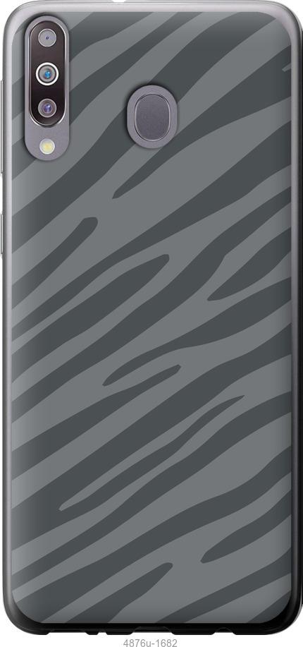 Чехол на Samsung Galaxy M30 Серая зебра