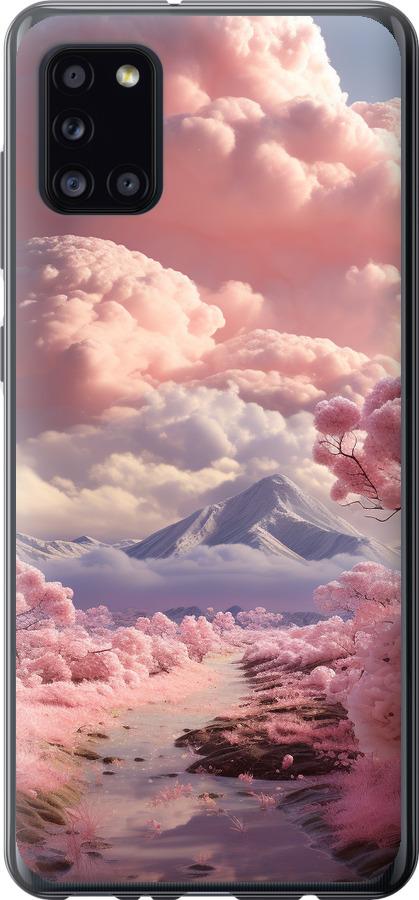 Чехол на Samsung Galaxy A31 A315F Розовые облака