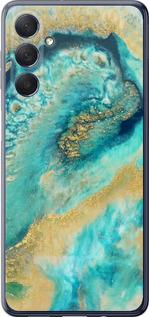 Чехол на Samsung Galaxy M54 Green marble