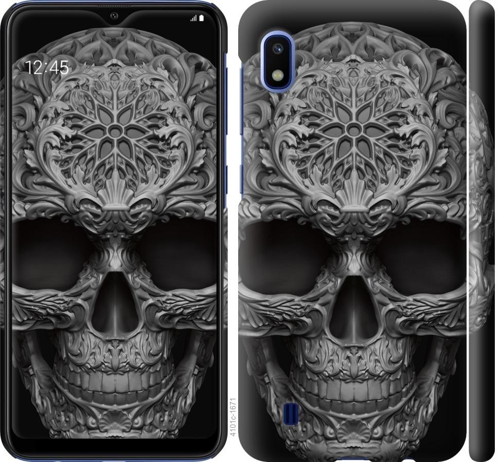 Чехол на Samsung Galaxy A10 2019 A105F skull-ornament