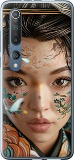 Чехол на Xiaomi Mi 10 Взгляд души самурая