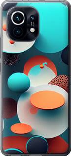 Чехол на Xiaomi Mi 11 Горошек абстракция