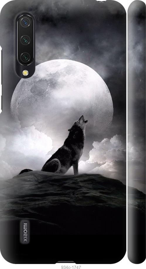 Чехол на Xiaomi Mi 9 Lite Воющий волк