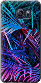Чехол на Samsung Galaxy S6 Edge Plus G928 Папоротник под ультрафиолетом