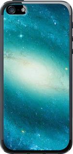 Чехол на iPhone SE Голубая галактика