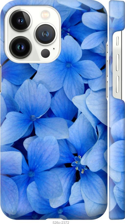Чехол на iPhone 13 Pro Синие цветы