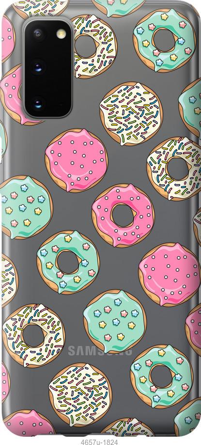 Чехол на Samsung Galaxy S20 Пончики 1