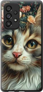 Чехол на Samsung Galaxy A53 A536E Cats and flowers