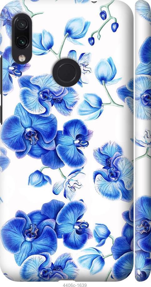 Чехол на Xiaomi Redmi Note 7 Голубые орхидеи
