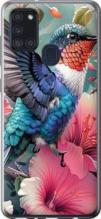 Чехол на Samsung Galaxy A21s A217F Сказочная колибри
