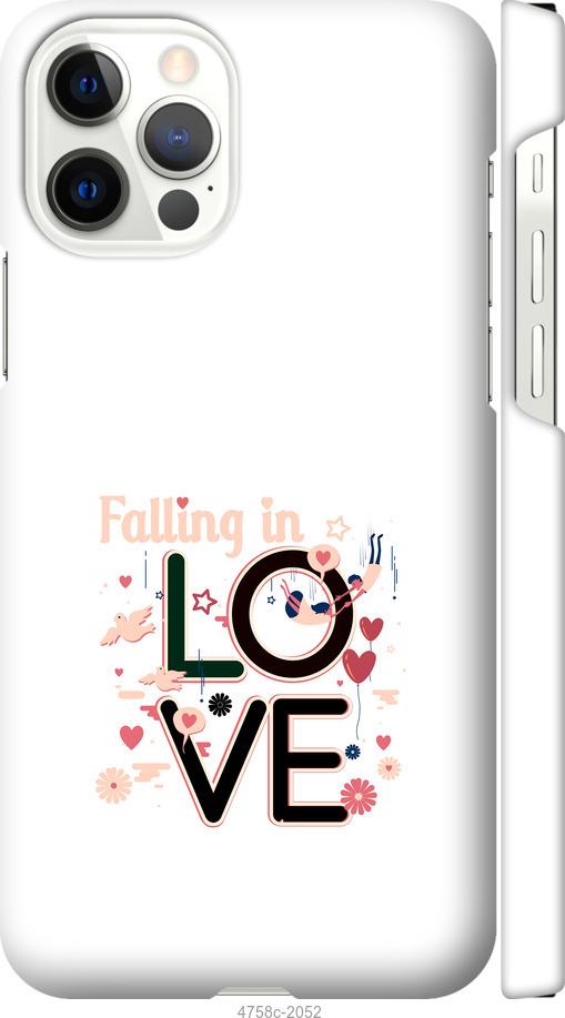 Чехол на iPhone 12 Pro falling in love