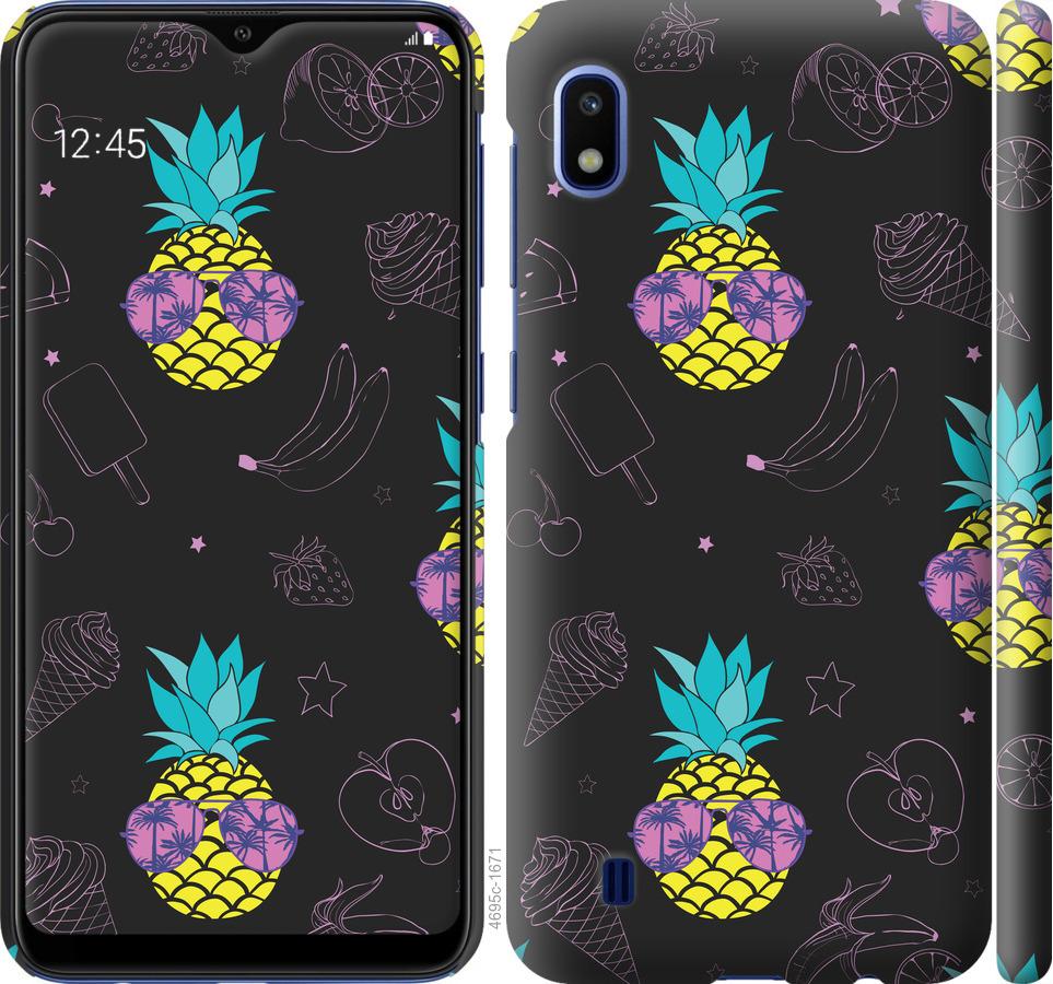 Чехол на Samsung Galaxy A10 2019 A105F Summer ananas