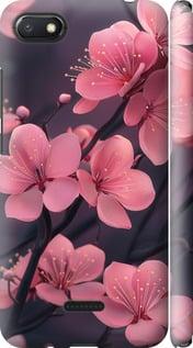 Чехол на Xiaomi Redmi 6A Пурпурная сакура