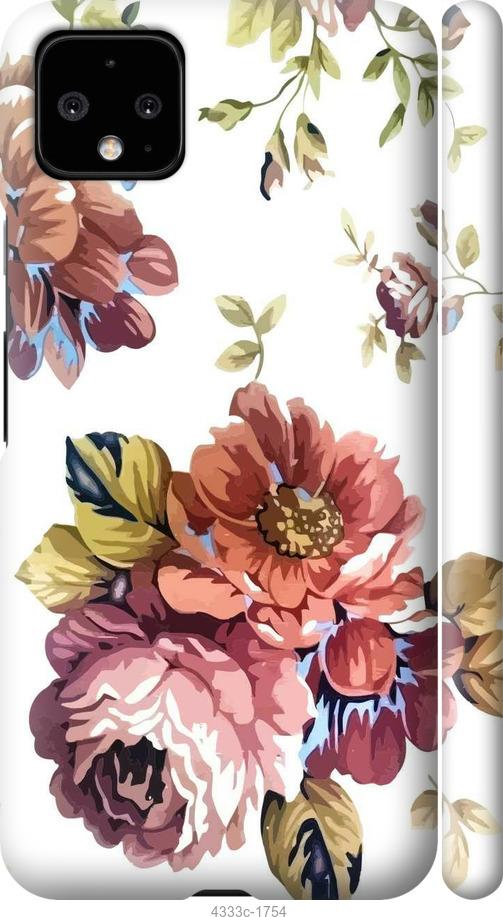 Чехол на Google Pixel 4 XL Vintage flowers