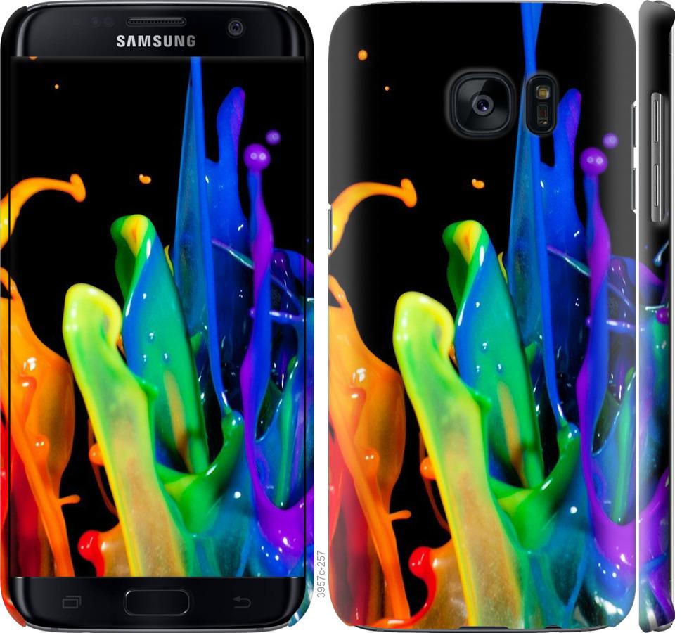 Чехол на Samsung Galaxy S7 Edge G935F брызги краски