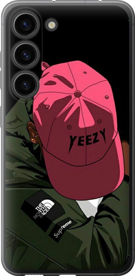 Чехол на Samsung Galaxy S23 logo de yeezy